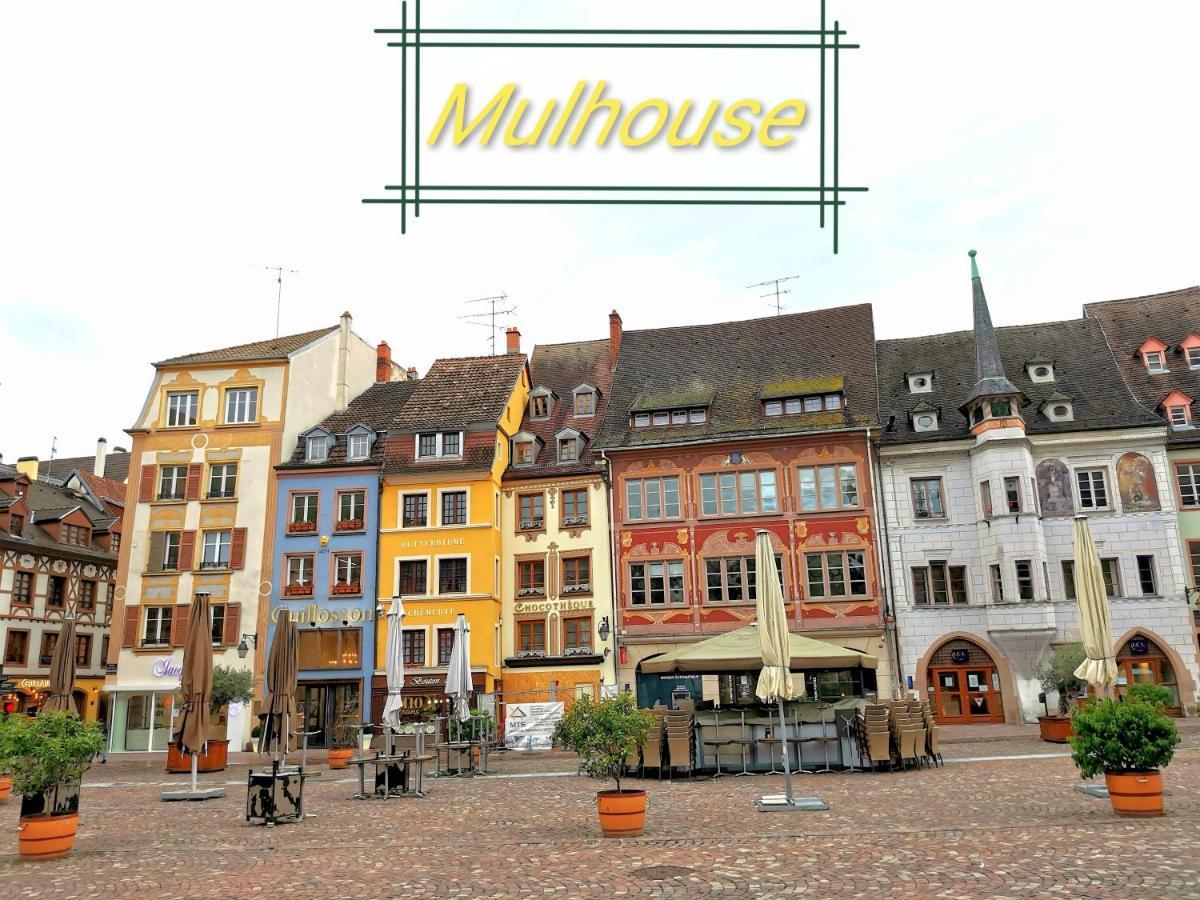 Loft Avec Verriere A 5 Min A Pieds De La Gare Mulhouse Bagian luar foto